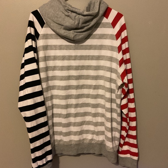 Bless Graphic Hoodie with Red and Black Details - Picture 3 of 4